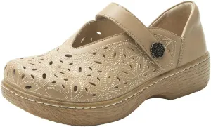 Alegria Women's Opheliah Comfort Shoes V-Cut Leather Mary Jane