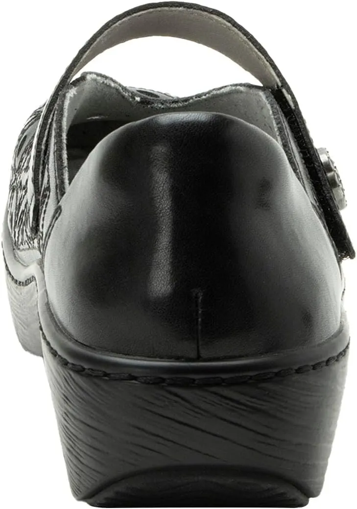 Alegria Women's Opheliah Comfort Shoes V-Cut Leather Mary Jane