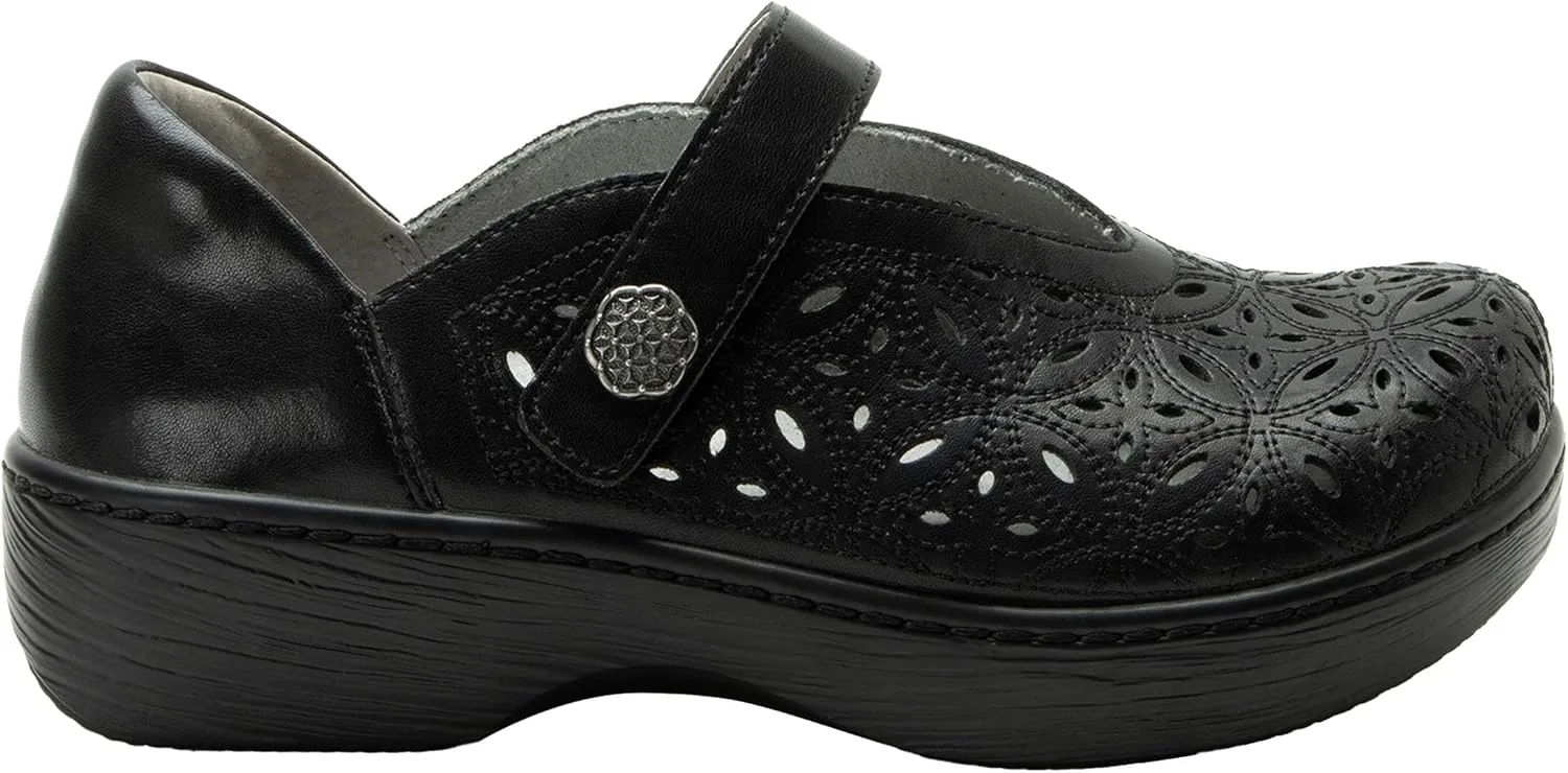 Alegria Women's Opheliah Comfort Shoes V-Cut Leather Mary Jane
