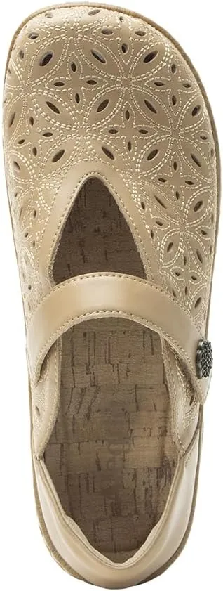 Alegria Women's Opheliah Comfort Shoes V-Cut Leather Mary Jane