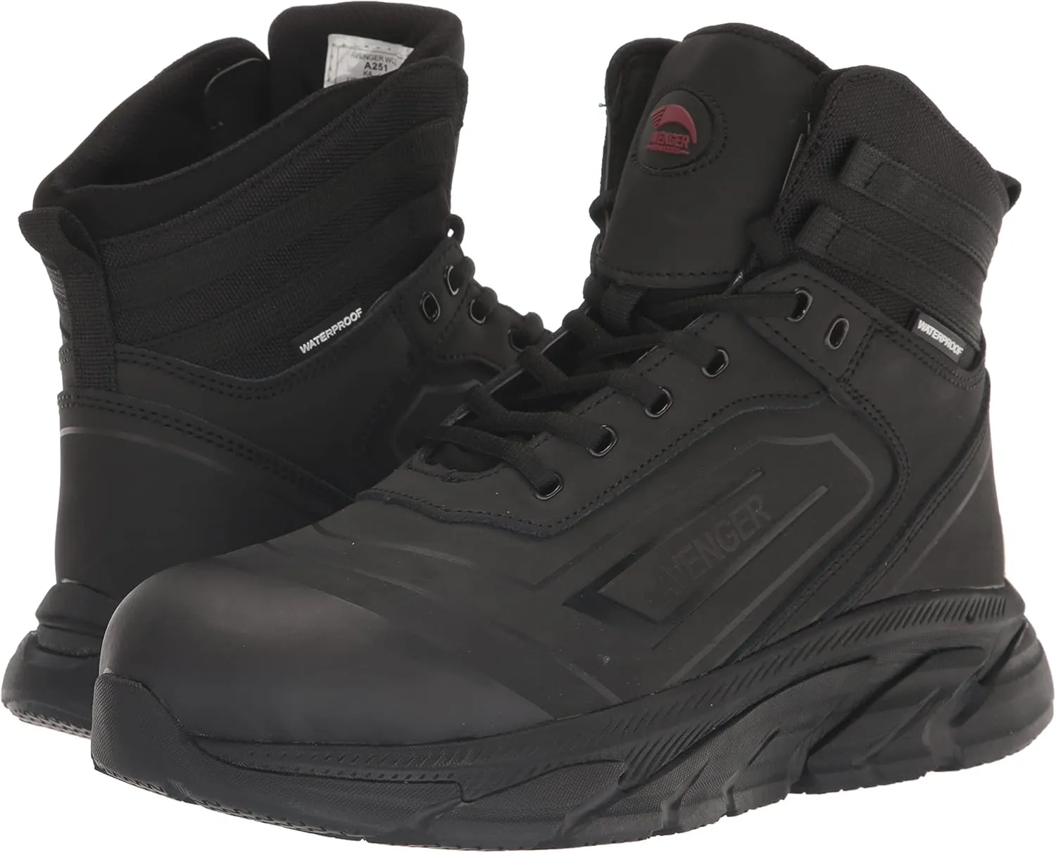 Avenger Work Boots Men's Aluminum Toe A251 Industrial Shoe