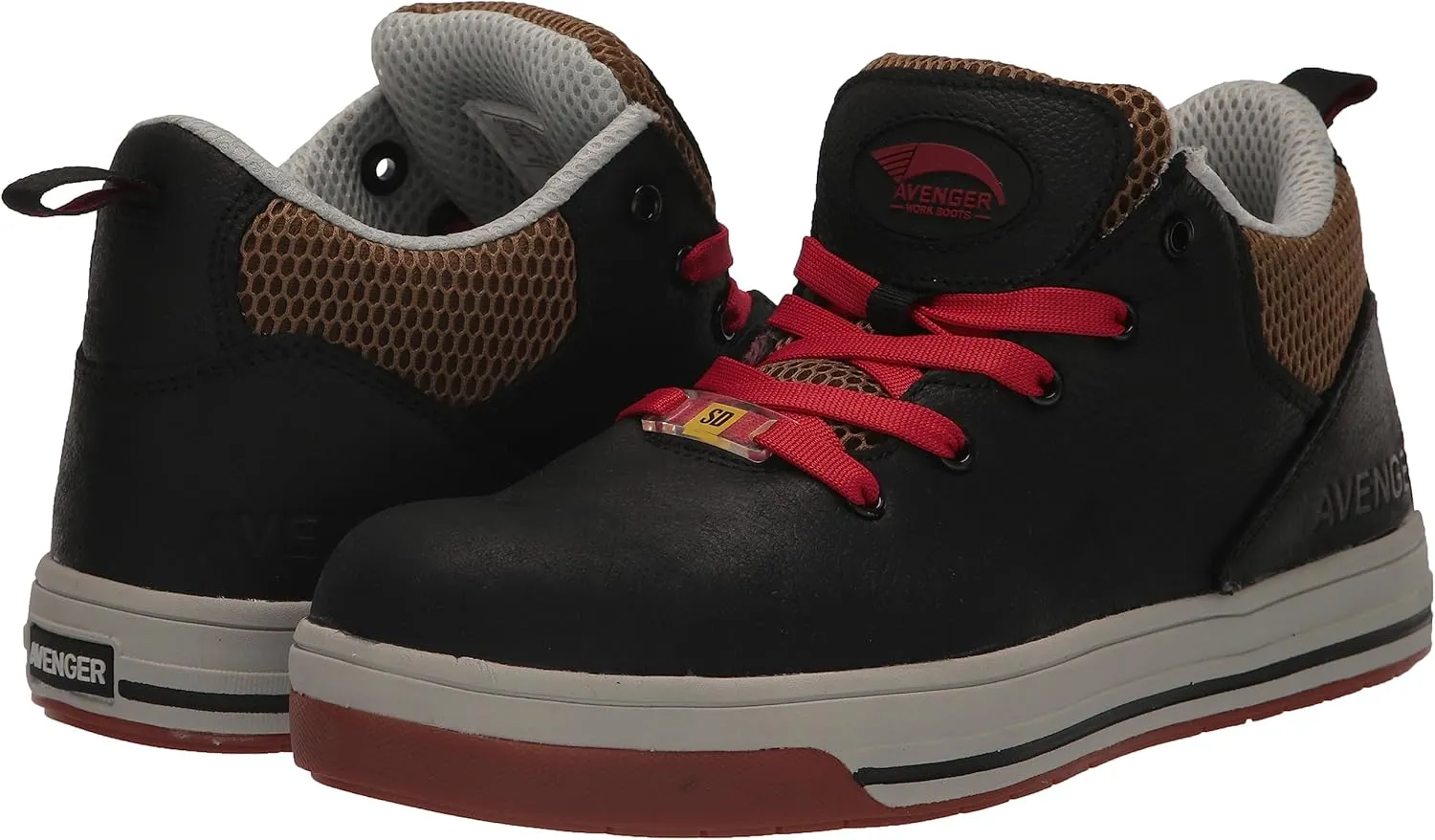 Avenger Work Boots Men's Aluminum Toe A710 Industrial Shoe