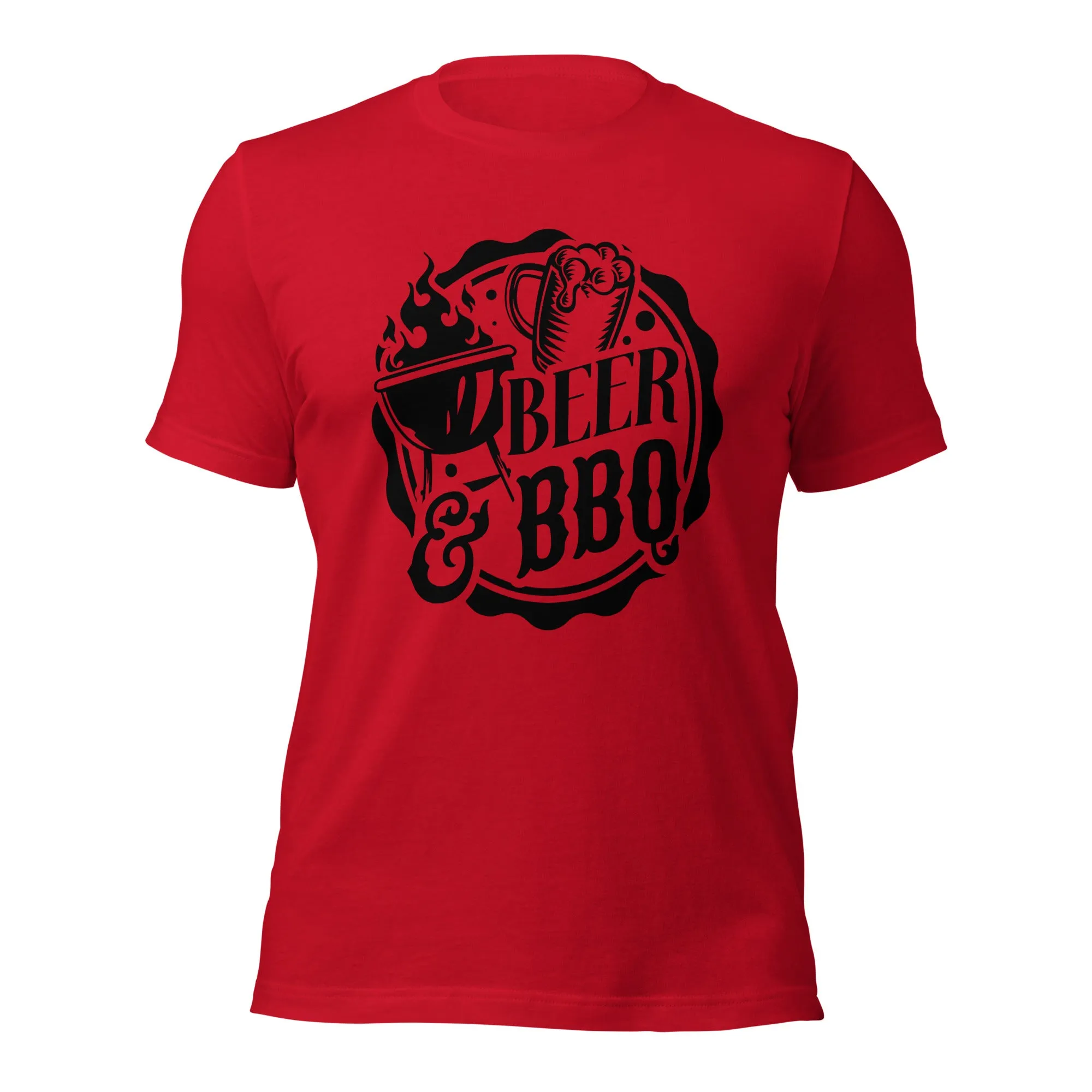 Beer & BBQ T-shirt – Perfect for Grilling and Beer Lovers