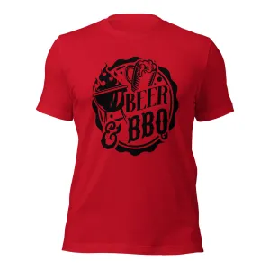 Beer & BBQ T-shirt – Perfect for Grilling and Beer Lovers
