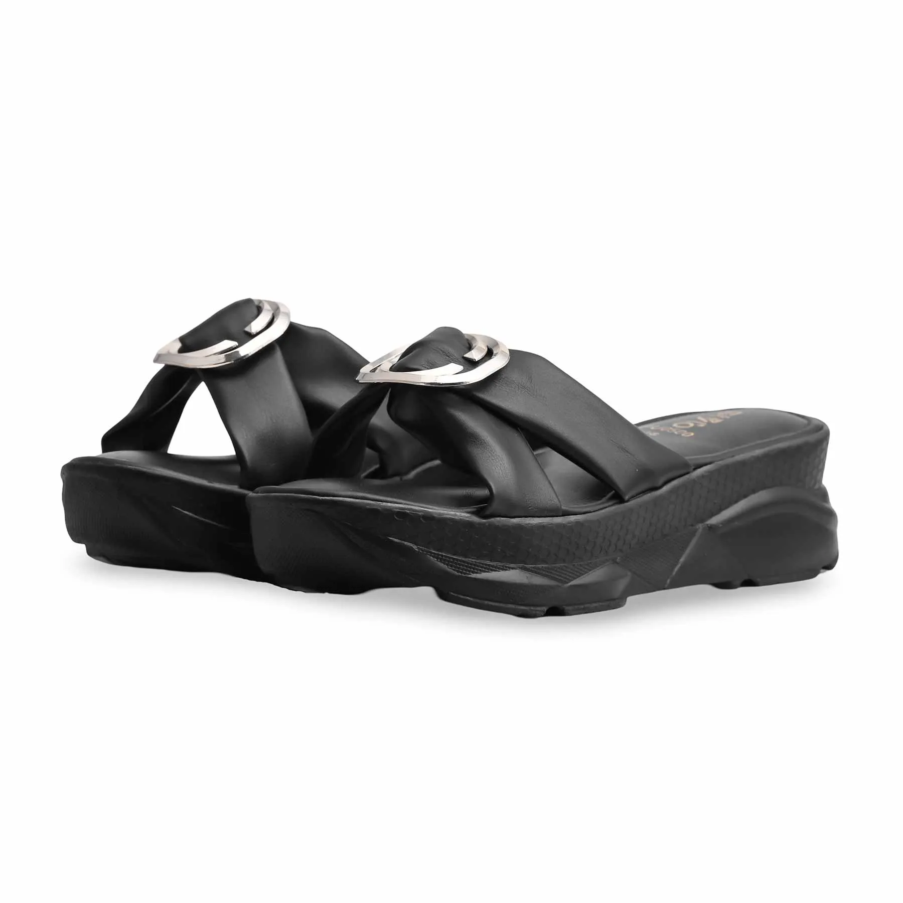 Black Formal Slipper PU0500