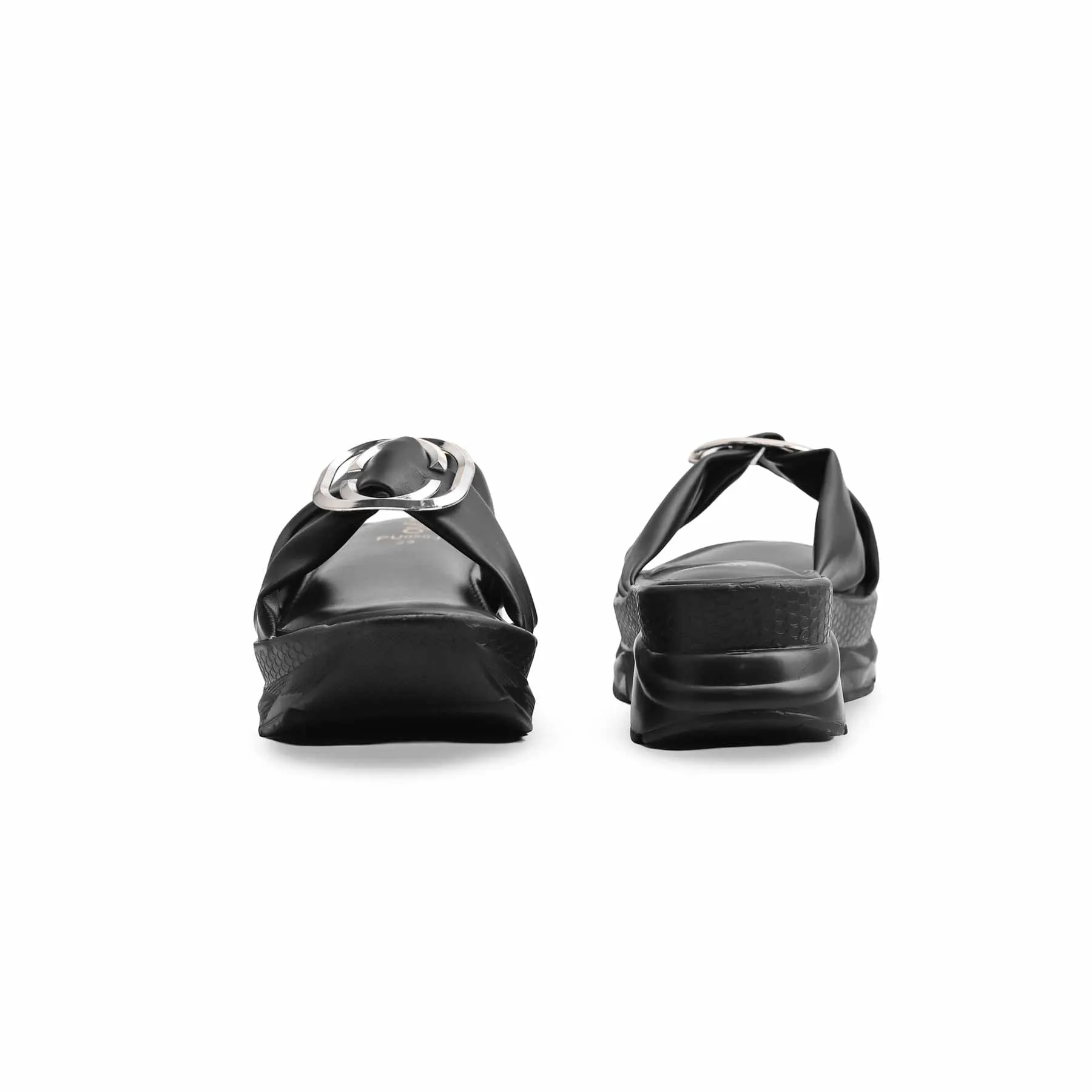 Black Formal Slipper PU0500