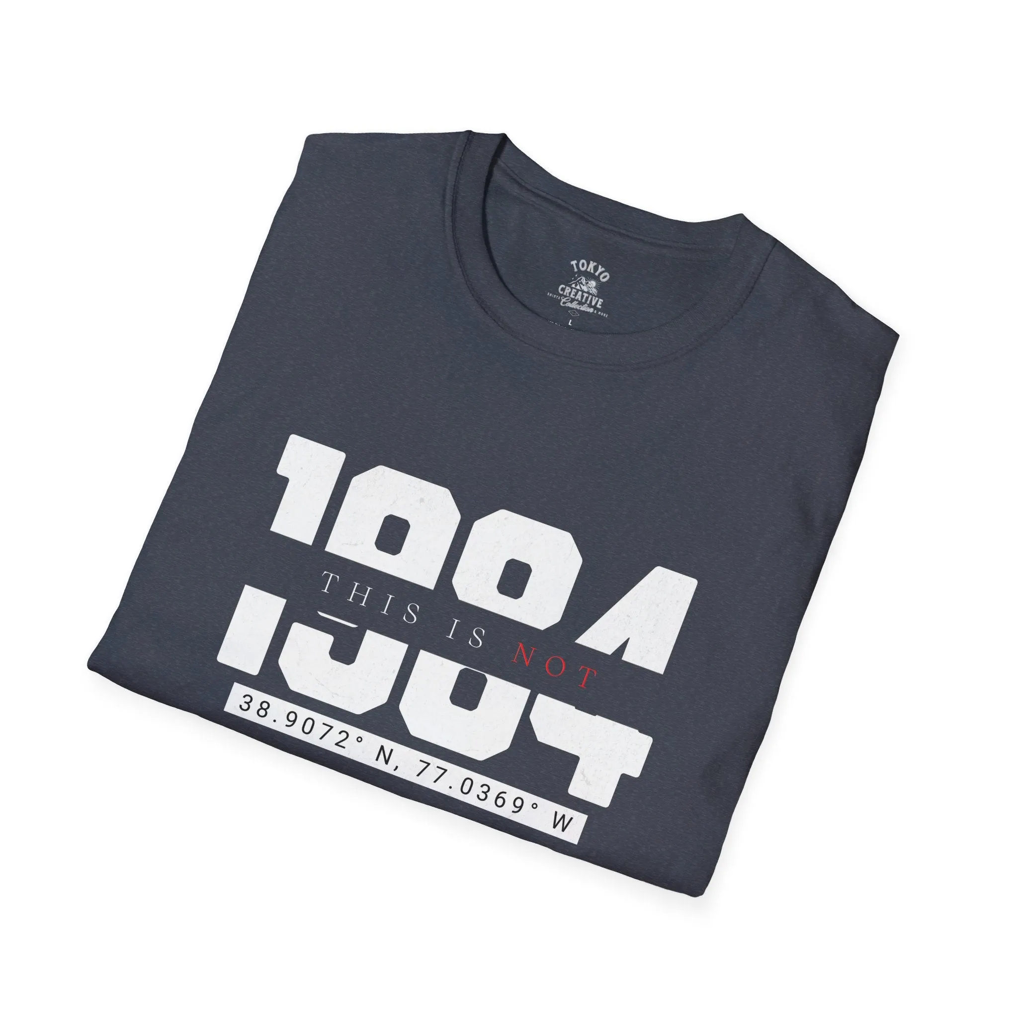 Bold Statement T-Shirt - 'This is Not 1984, Ignorance is Not Power' - Classic Fit, Unisex Typography Tee