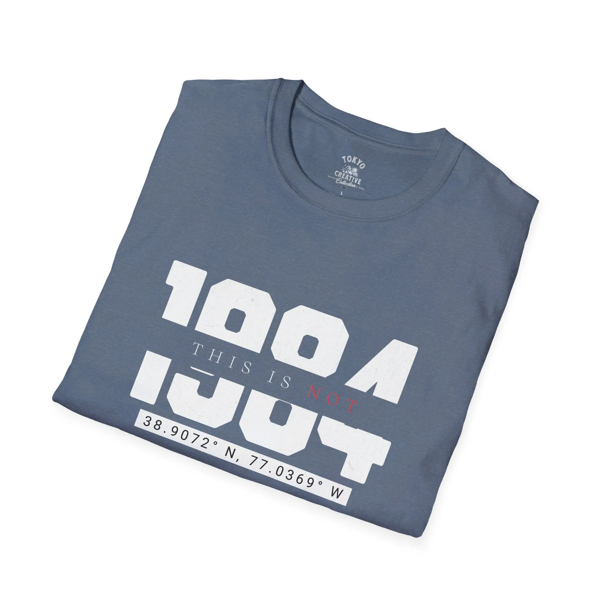 Bold Statement T-Shirt - 'This is Not 1984, Ignorance is Not Power' - Classic Fit, Unisex Typography Tee