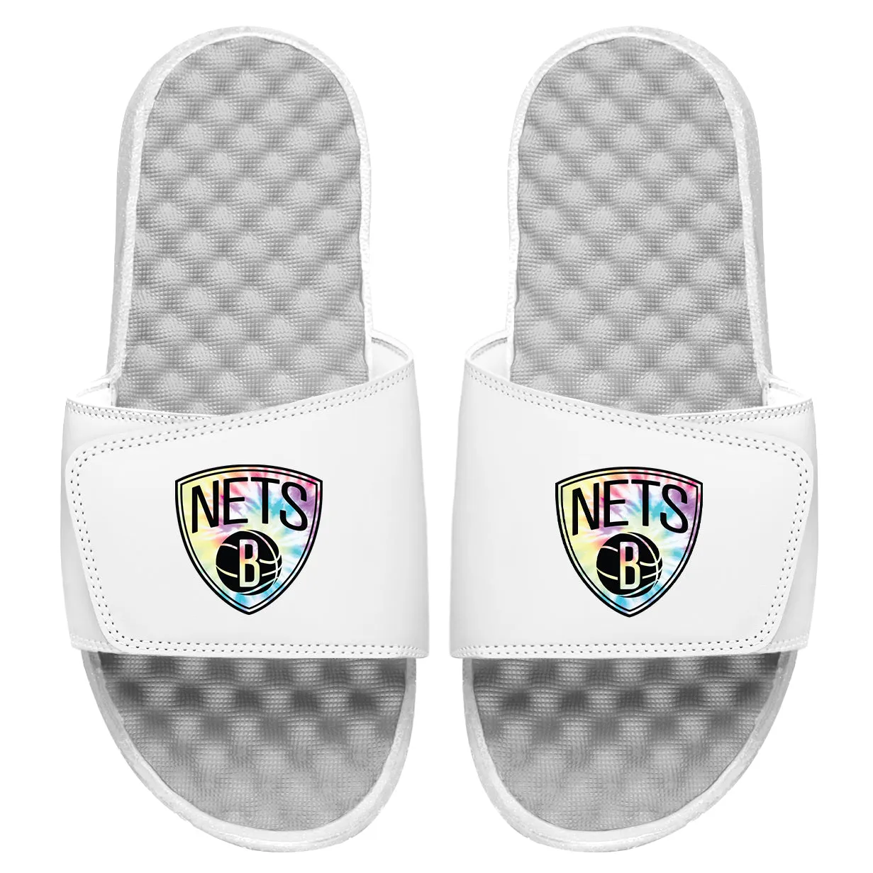 Brooklyn Nets Tie Dye Clip Slides