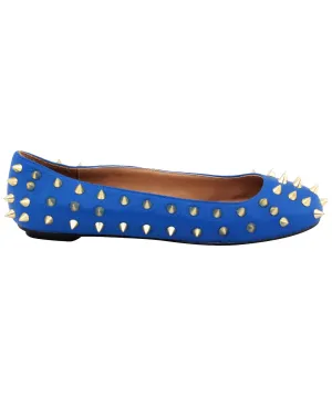 Cara Spiked Embellished Ballerinas