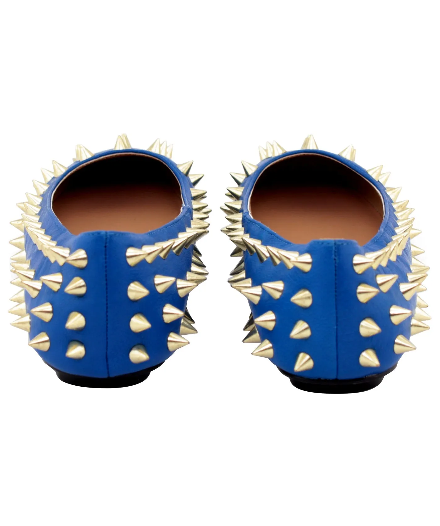 Cara Spiked Embellished Ballerinas