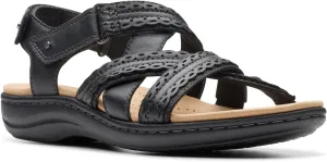 Clarks Womens Laurieann Rena Leather Casual Strappy Sandals