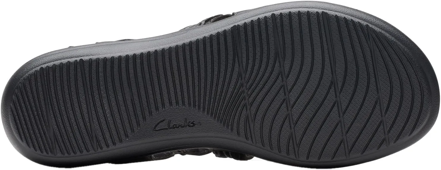 Clarks Womens Laurieann Rena Leather Casual Strappy Sandals