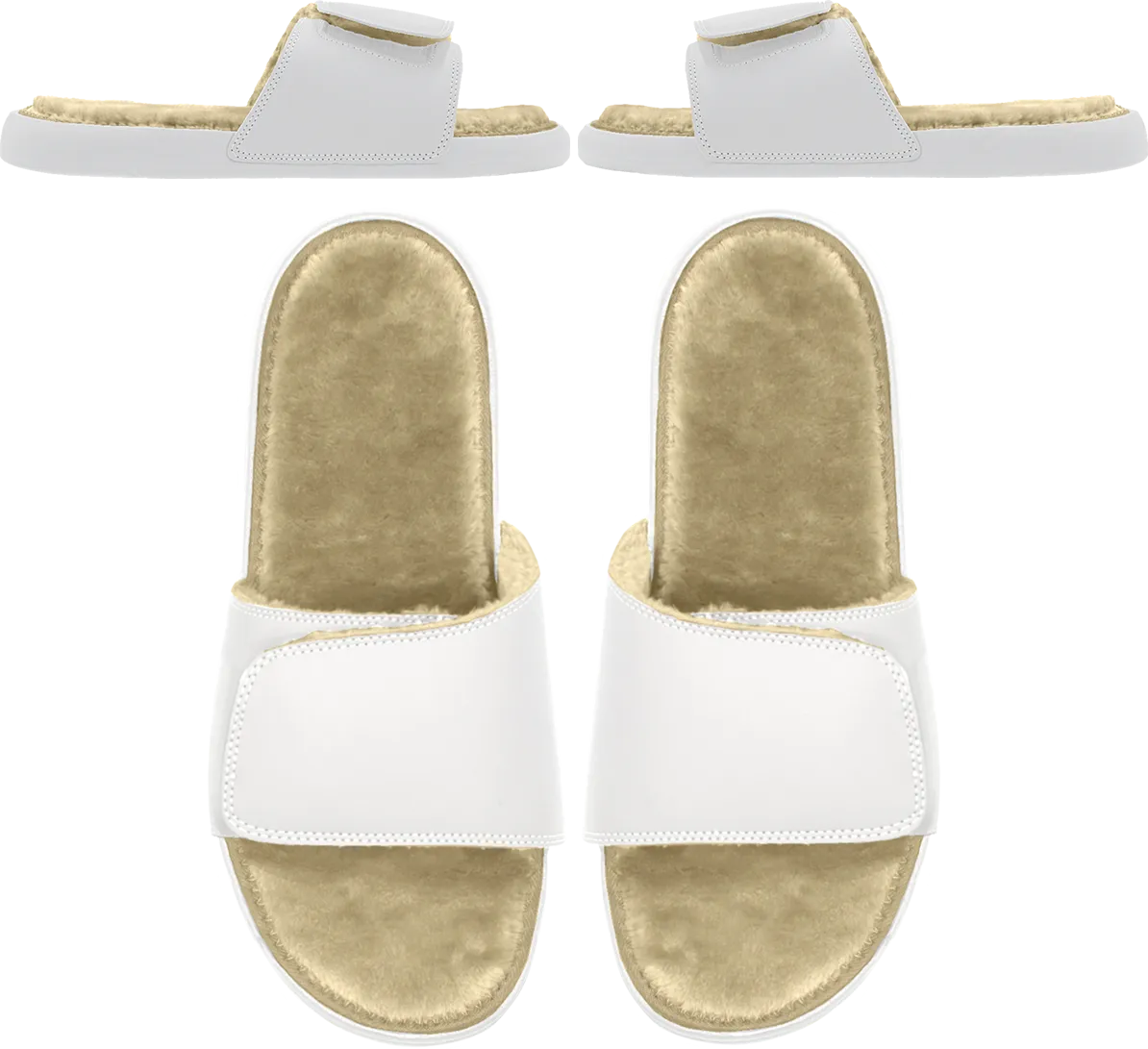 Custom Mantra Fur Slides