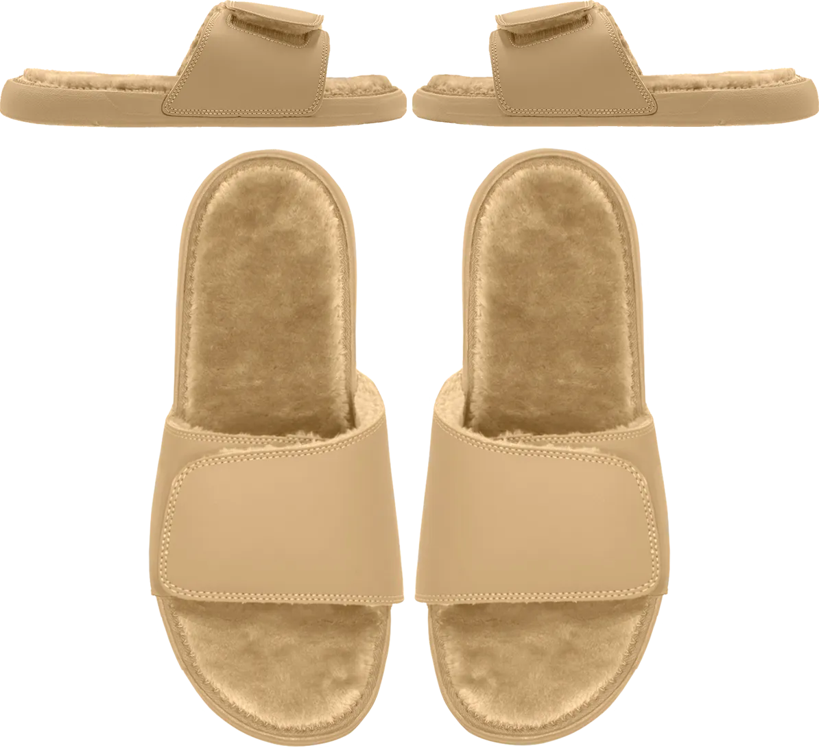 Custom Mantra Fur Slides