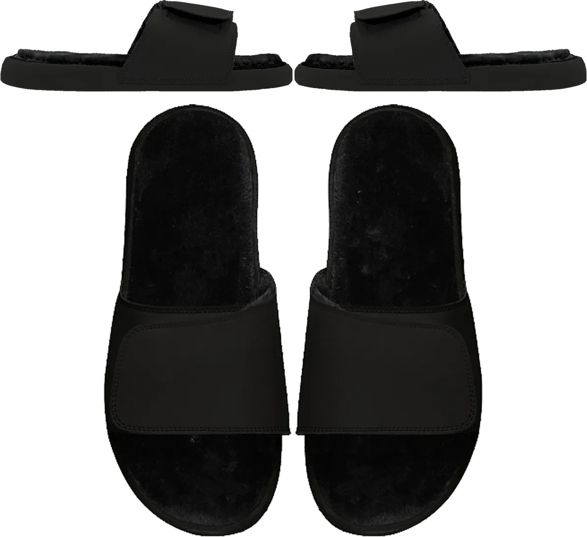 Custom Mantra Fur Slides