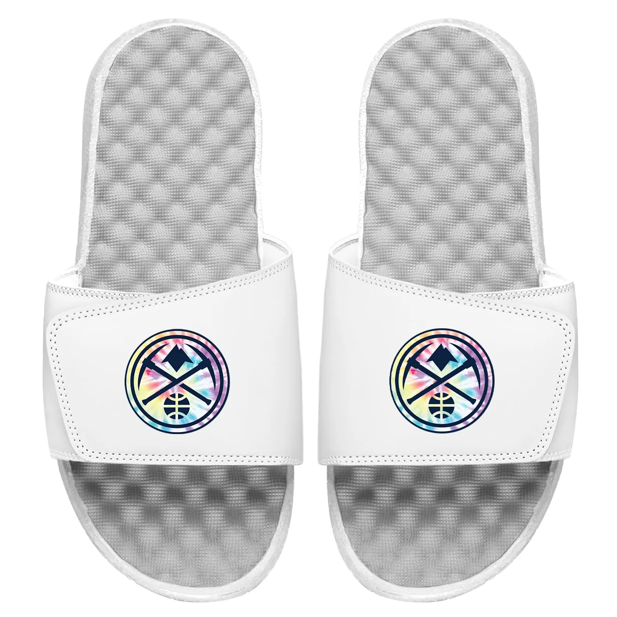 Denver Nuggets Tie Dye Clip Slides