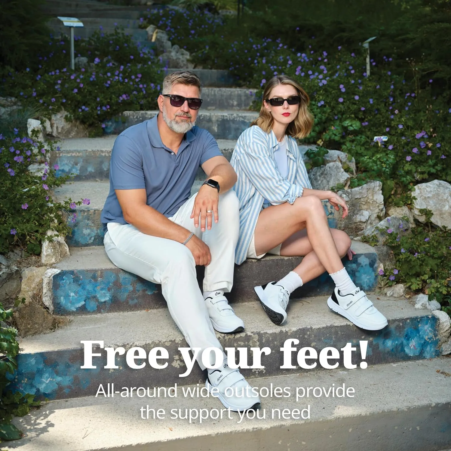 diawin Wide Shoes for Men & Women  Extra Depth Walking Shoes with Wide Toe Box for Swollen Feet, Hallux, Arthritis, and Diabetic Needs  Durable Genuine Leather for Comfort