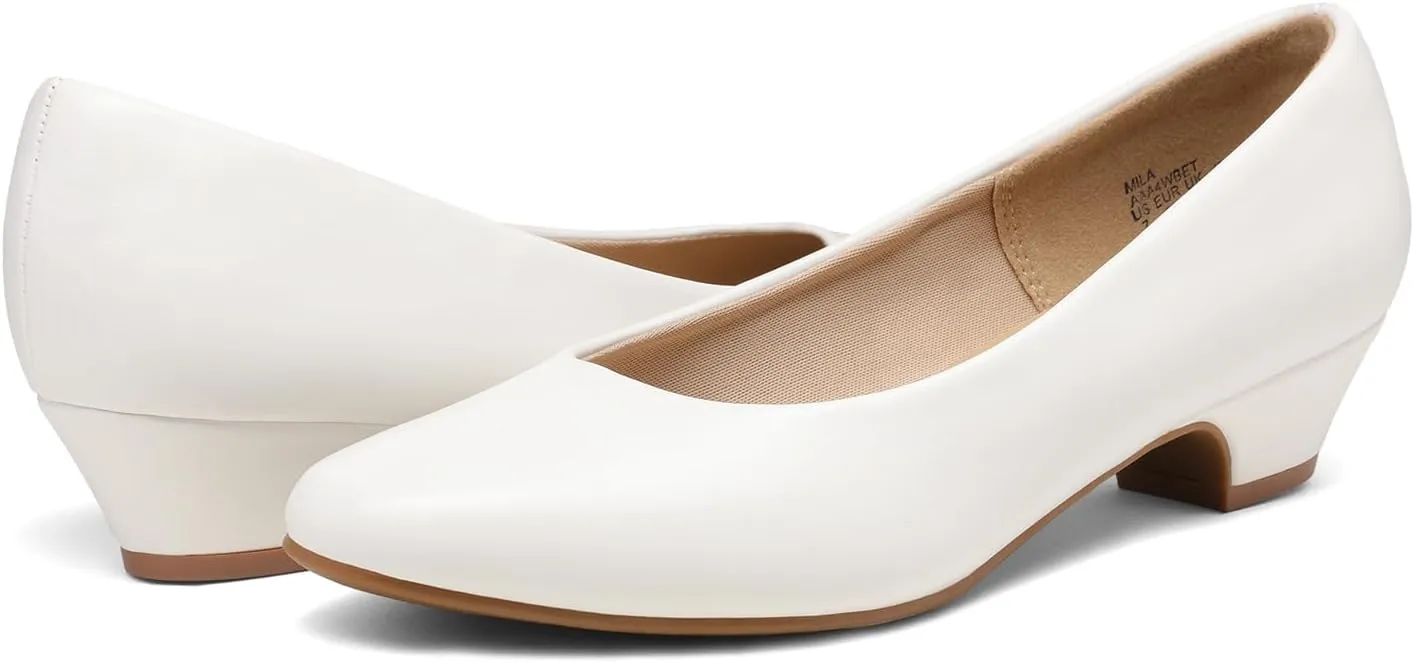 DREAM PAIRS Women's Closed Toe Dress Pumps Shoes