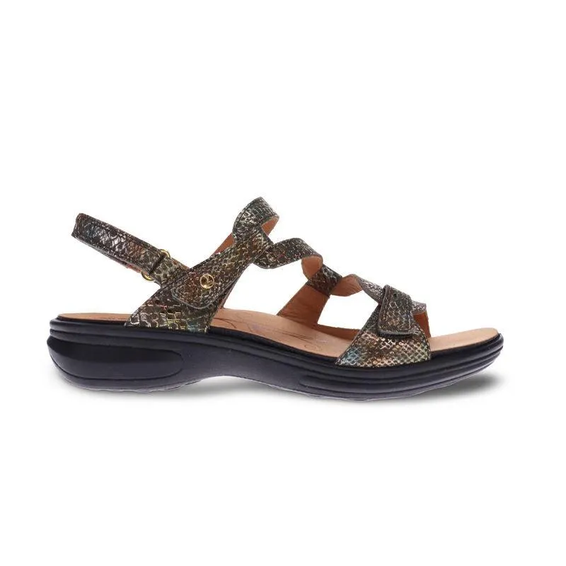 Emerald 3 Strap Leather Sandals