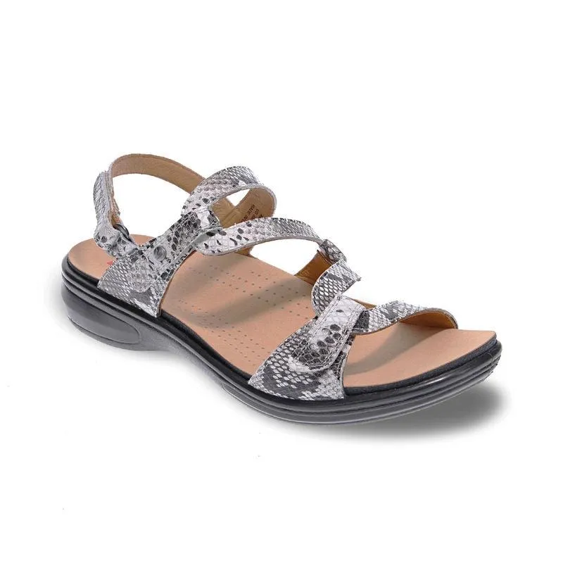 Emerald 3 Strap Leather Sandals