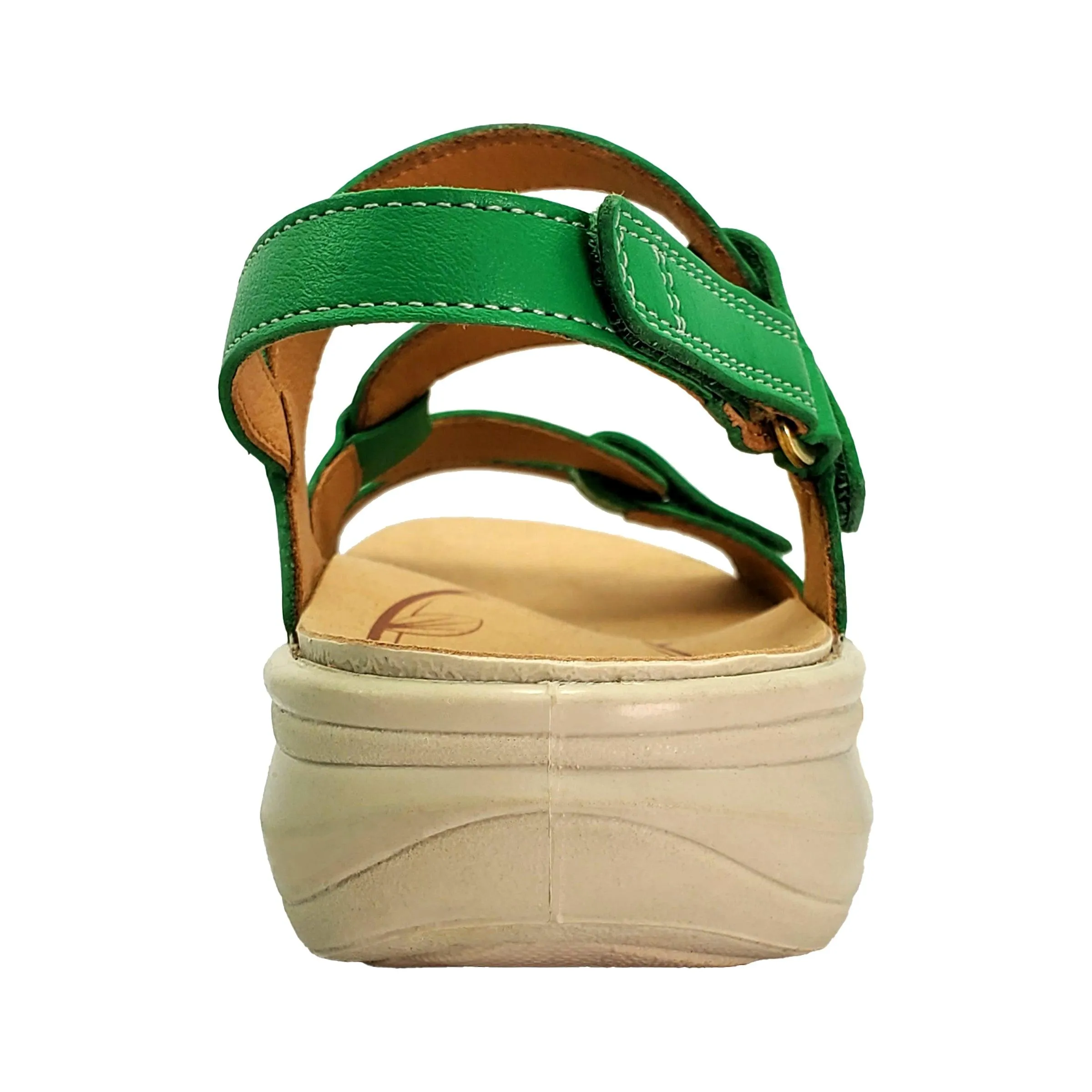 Emerald 3 Strap Leather Sandals