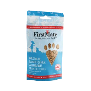 FirstMate Wild Pacific Caught Fish & Blueberries Mini Treats 8oz