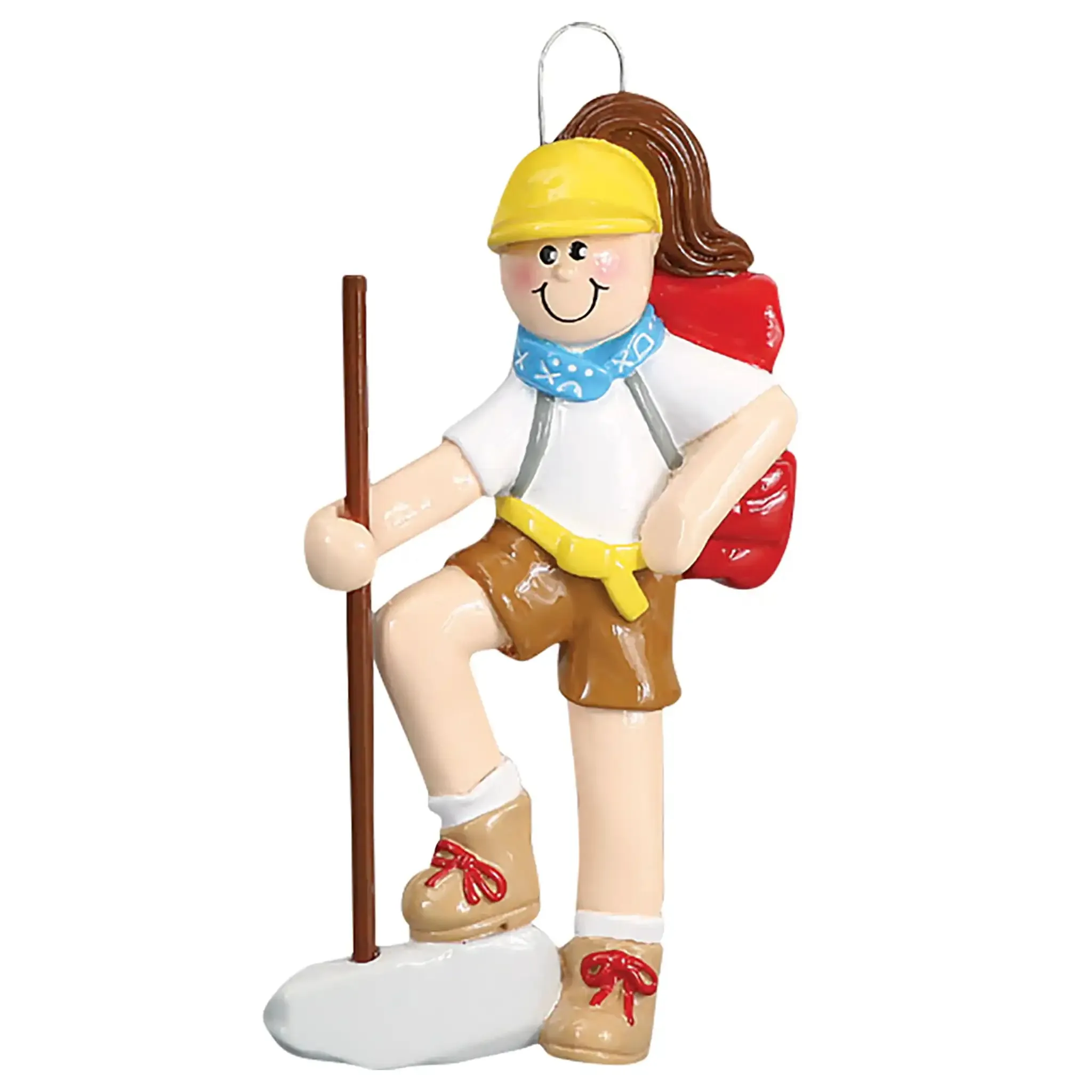 Girl Scout / Hiking Personalized Ornament