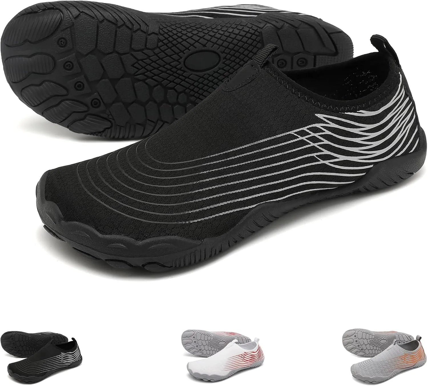 Hike Barefoot Shoes for Womens Mens, 2025 New Comfortable Healthy&Non-Slip Barefoot Vitality Shoes Women's Minimalist Athletic Footwear, Wide Toe Box Water Shoe for Women Men,Hiking Walking Daily Wear