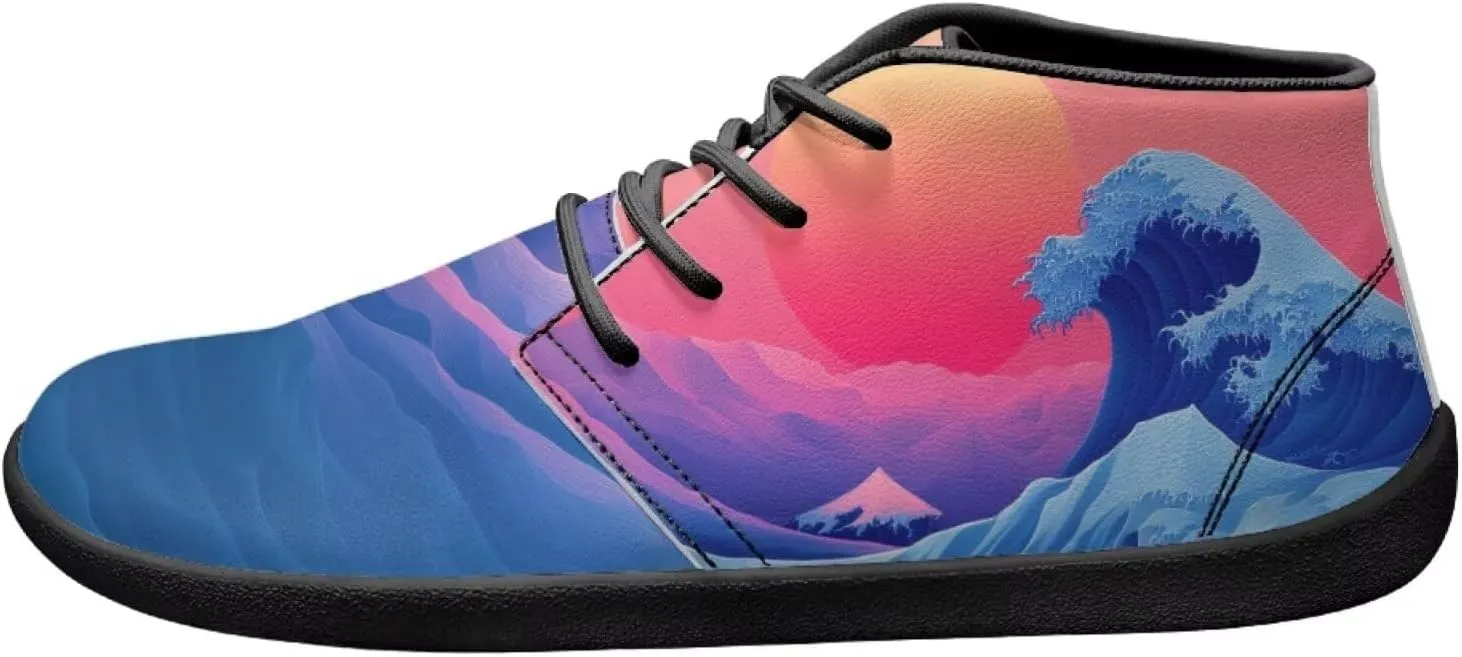 Howilath Barefoot Shoes Men Wide Toe Box, Trail Running Sneakers Anti-Skid Shoes with Zero Drop Sole