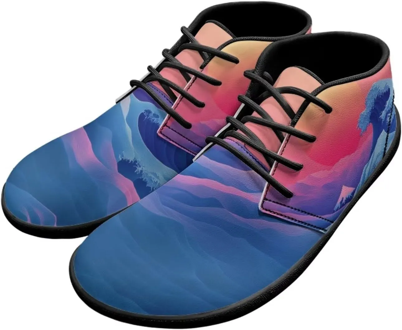 Howilath Barefoot Shoes Men Wide Toe Box, Trail Running Sneakers Anti-Skid Shoes with Zero Drop Sole