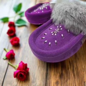 Ladies Moccasins - Laurentian Chief Moccasins Vivacious Violet