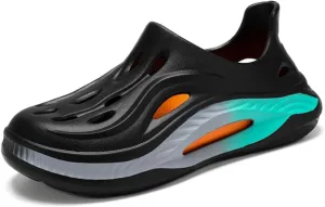 Men's Arch Support Slip - on Clogs. with 4.0 CM Thick Sole for a Walking - on - Clouds Feel. Ideal for Outdoor Trips, Home use and Beach outings.