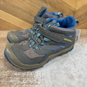 Merrell - Kid's Hiking Shoes - MSRP comp $90: Grey/Blue-children-3Y