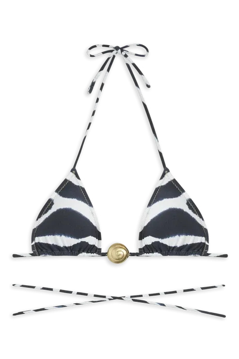 Miami Top - Blue Zebra