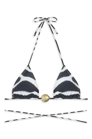 Miami Top - Blue Zebra