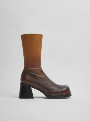 MIISTA Elke Brown Degrade Boots