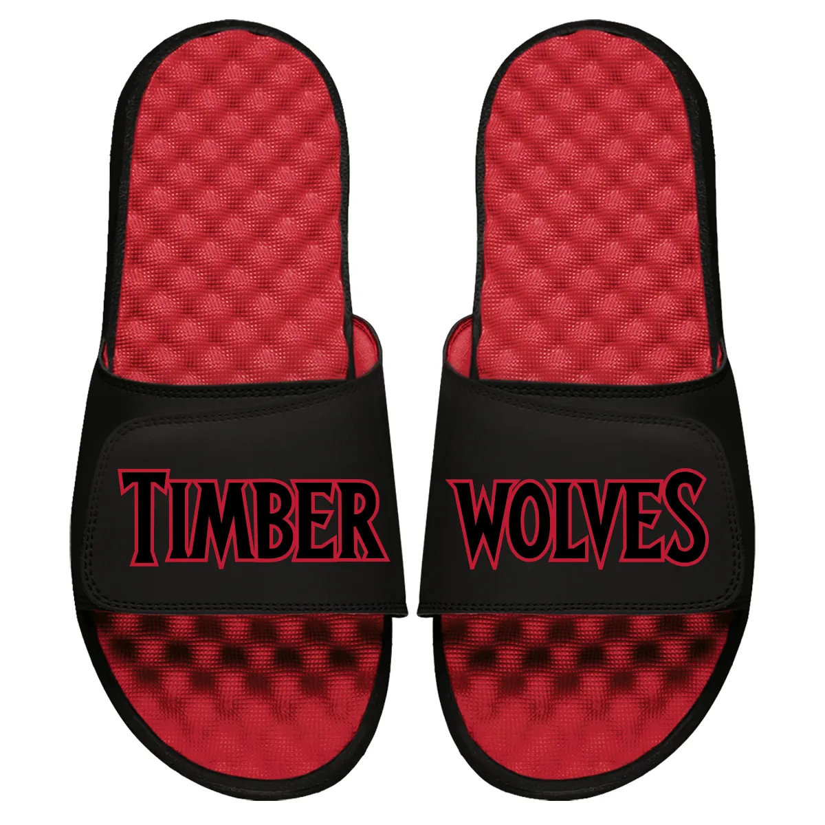 Minnesota Timberwolves Wordmark BRED Slides