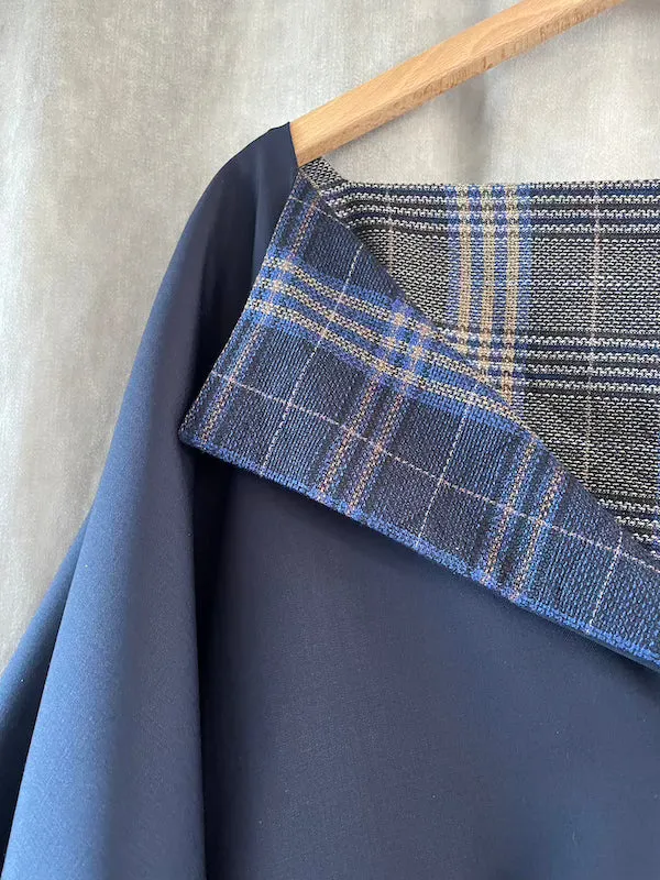 New Castello jkt reversible tartan