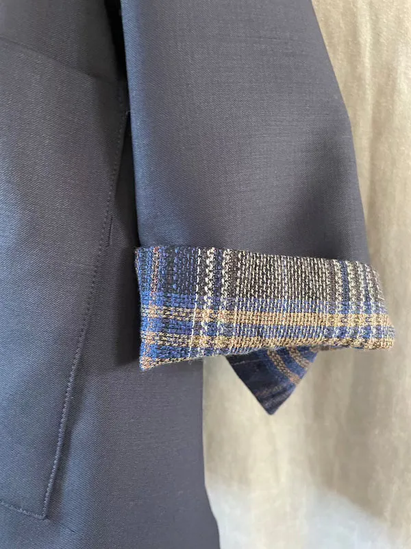 New Castello jkt reversible tartan