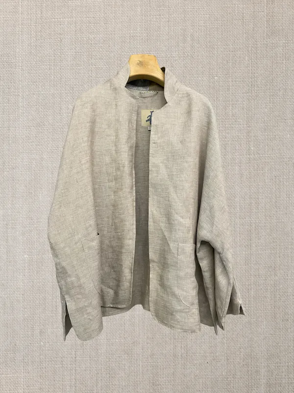 Okura jkt nat  linen