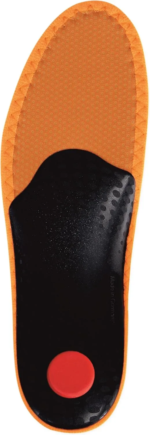 pedag Sneaker Magic Step Athletic Shoe Insoles, Handmade in Germany, Supporting The Ball, Arch and Heel of The Foot, Memory Foam Bed and Terrycloth Top, W12 / M9 / EU 42