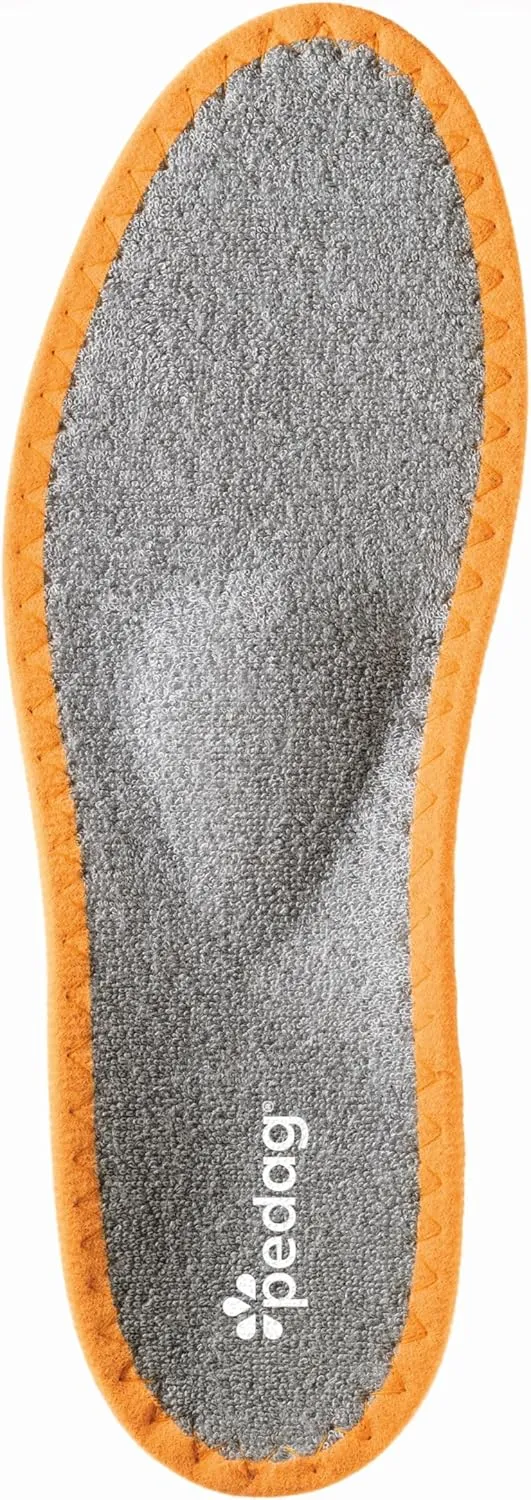 pedag Sneaker Magic Step Athletic Shoe Insoles, Handmade in Germany, Supporting The Ball, Arch and Heel of The Foot, Memory Foam Bed and Terrycloth Top, W12 / M9 / EU 42