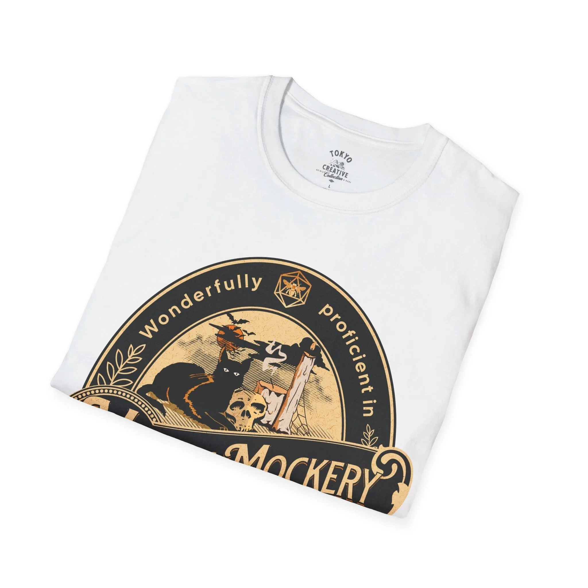 Proficient in Vicious Mockery Shirt - Witty RPG Tee for Gamers and Word Warriors