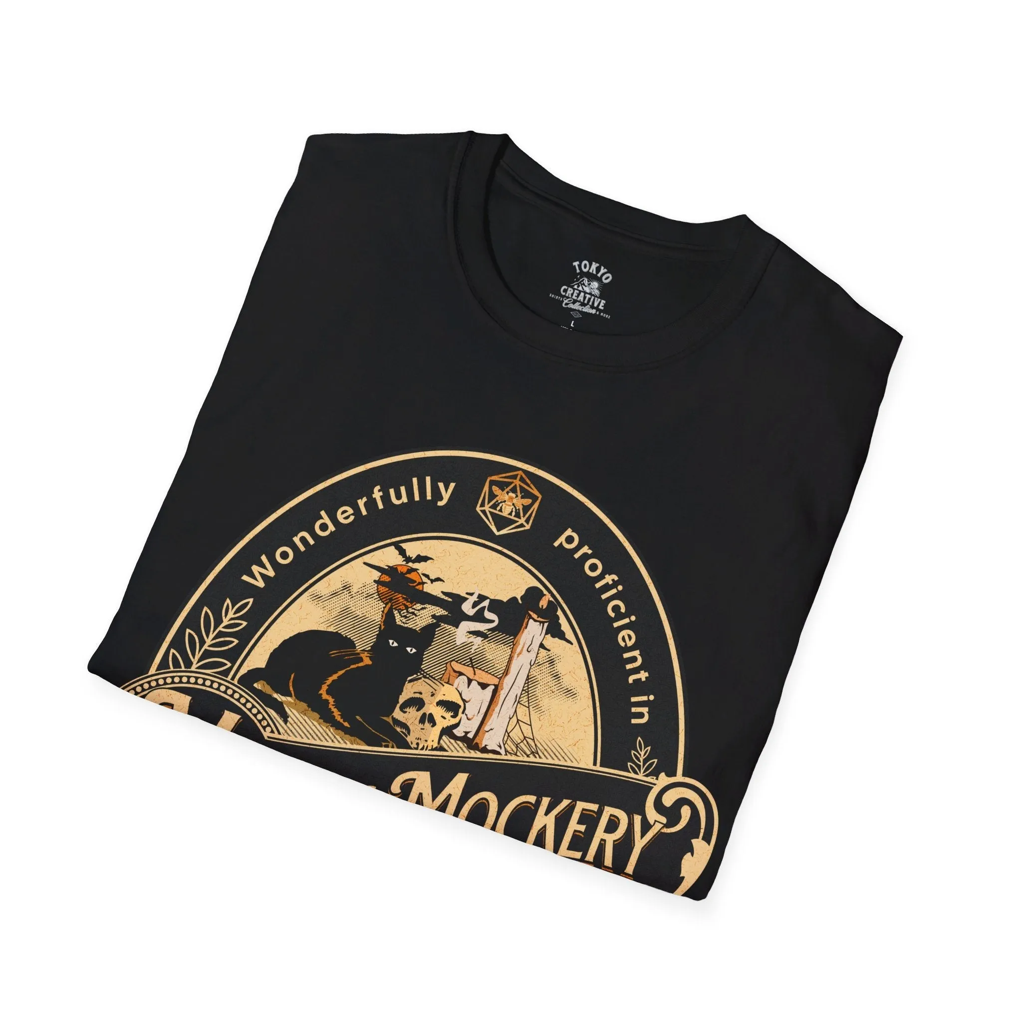 Proficient in Vicious Mockery Shirt - Witty RPG Tee for Gamers and Word Warriors