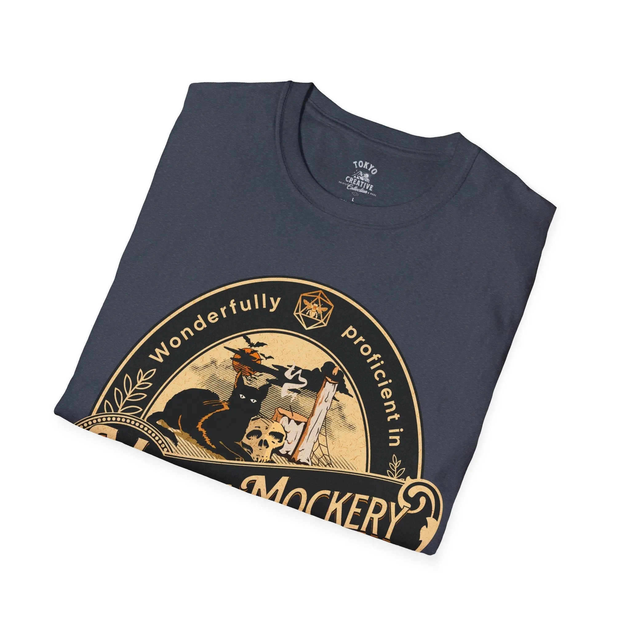 Proficient in Vicious Mockery Shirt - Witty RPG Tee for Gamers and Word Warriors