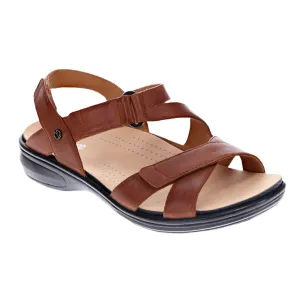 Revere Women's Zanzibar Sandal Cognac