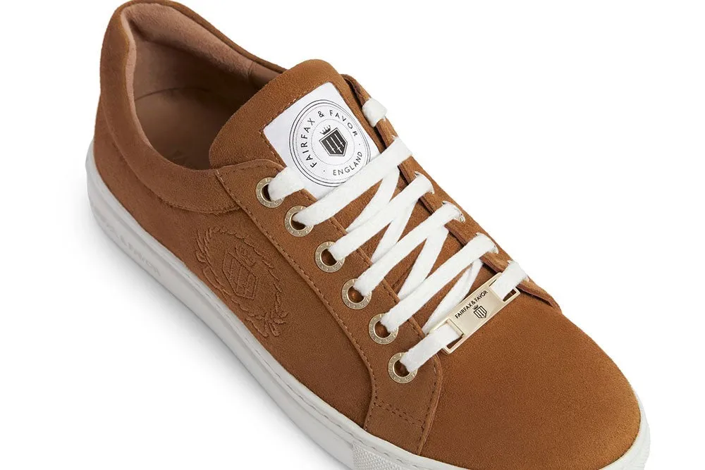 Richmond Suede Trainer - Tan