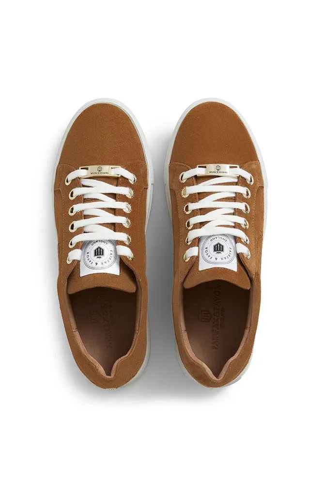 Richmond Suede Trainer - Tan