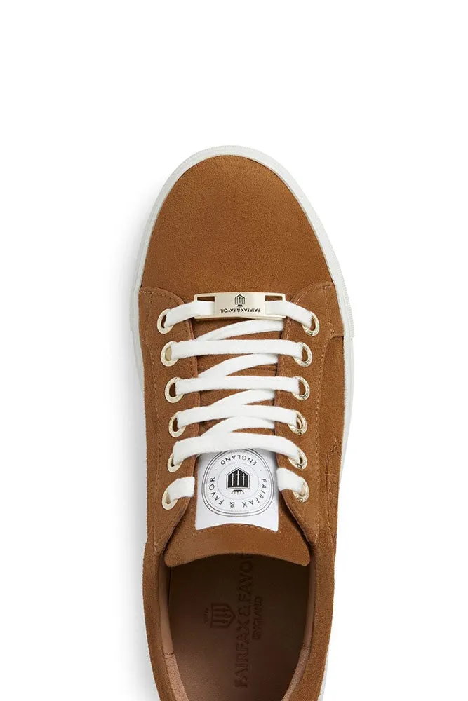 Richmond Suede Trainer - Tan